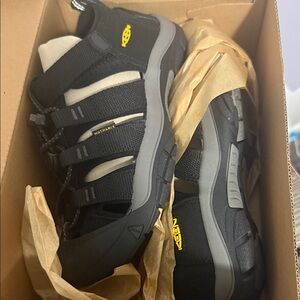KEEN Kids Black Hiking Shoes